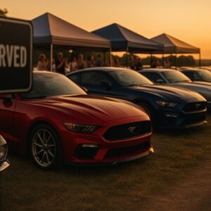 Bild von Mustangs auf einem Reservierten Areal